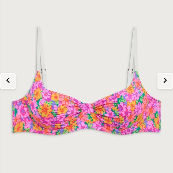 Frankie’s Bikinis Dean Underwire Balconette Bikini Top and Dove Classic Bottom - Picture 4 of 7